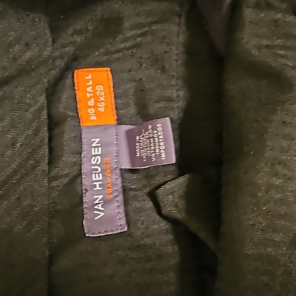 5-Men's Van Heusen Big and Tall Traveler Pants - Picture 2 of 2